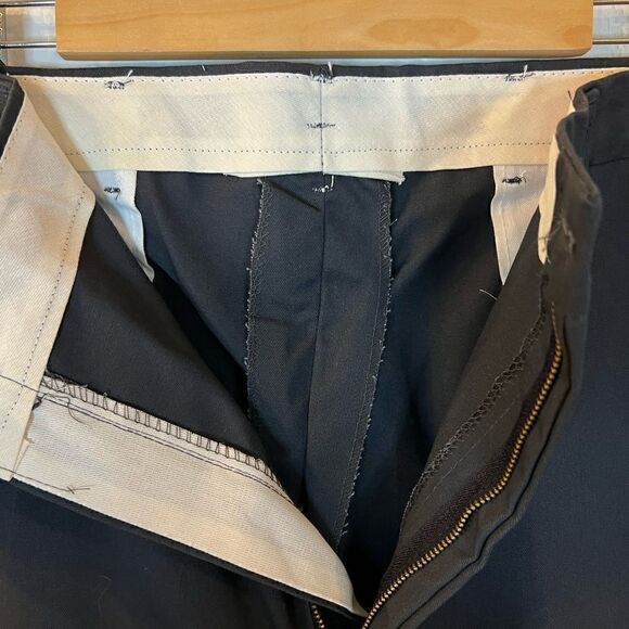 NWT Red Kap PTI0 Men's Red-E-Prest Work Pants Navy UNHEMMED size 46x36 - Picture 4 of 9